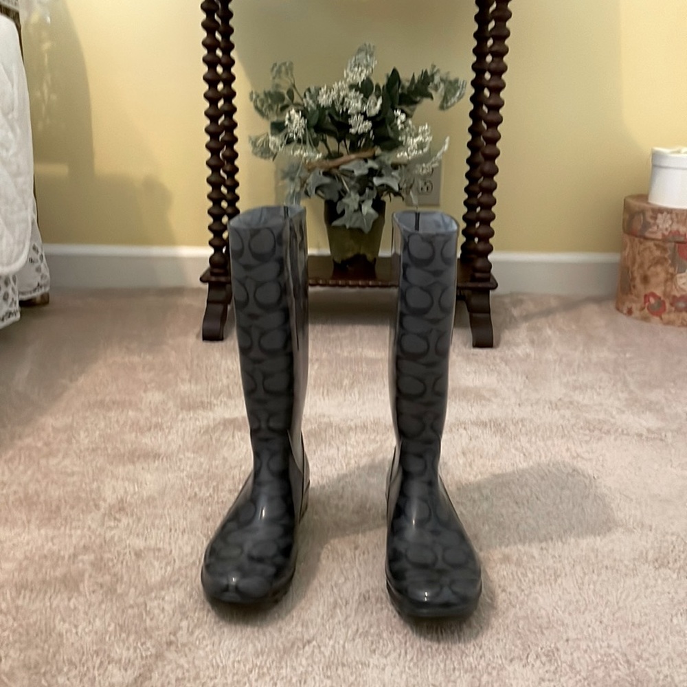 Coach Signature Rain Boots